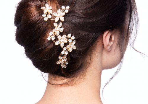 Beauty wedding hairstyle.